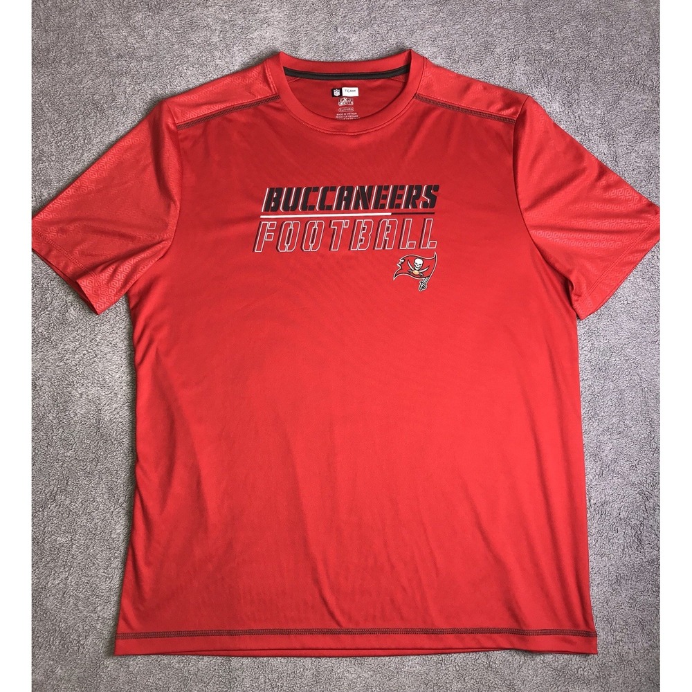 Tampa Bay Buccaneers TX3 Cool‎ NFL Men's XL Red T-Shirt Size X-Large